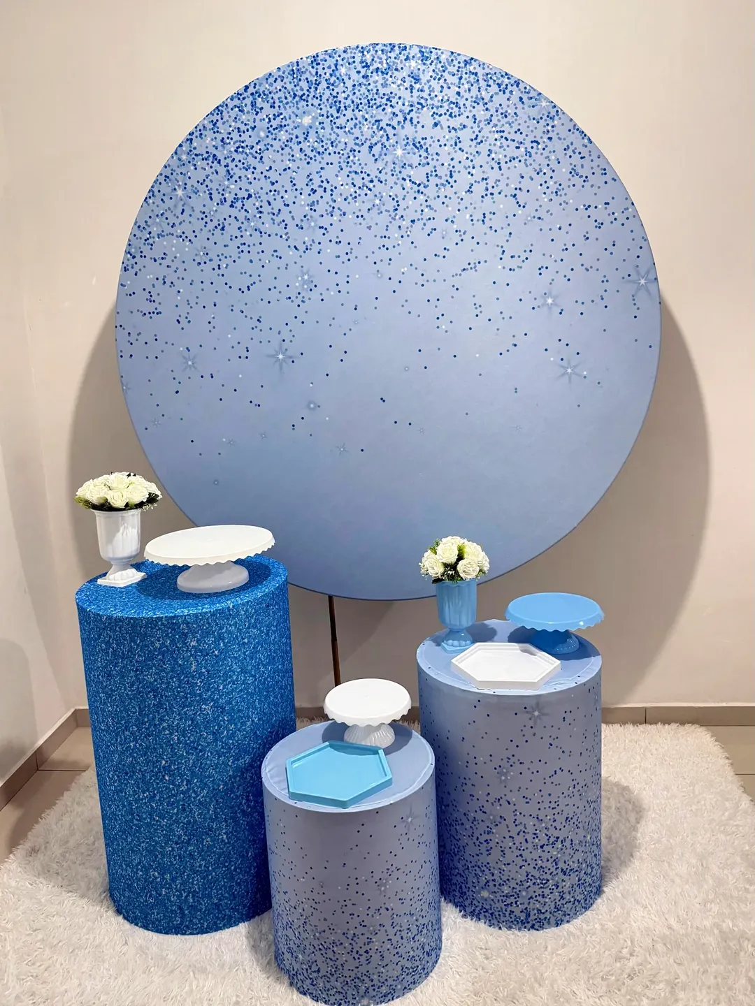Decoração Adulta Azul Claro