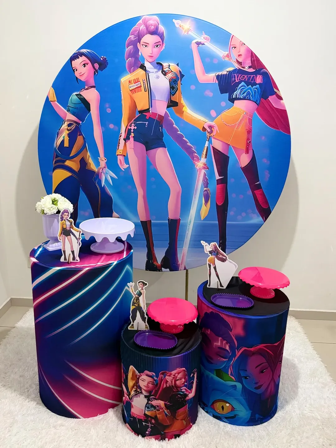 Decoração Guerreiras do K-Pop