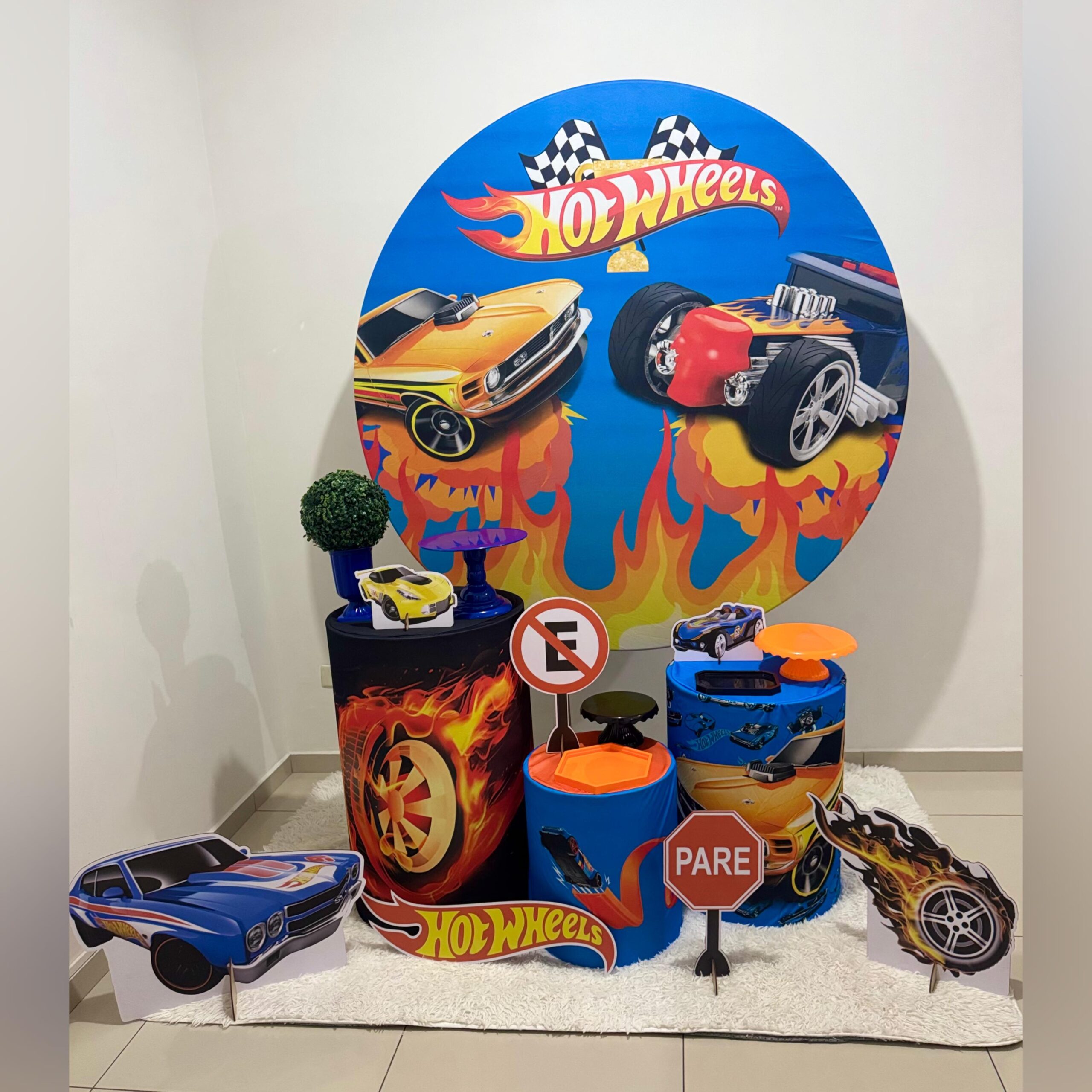 Decoração Hot Wheels