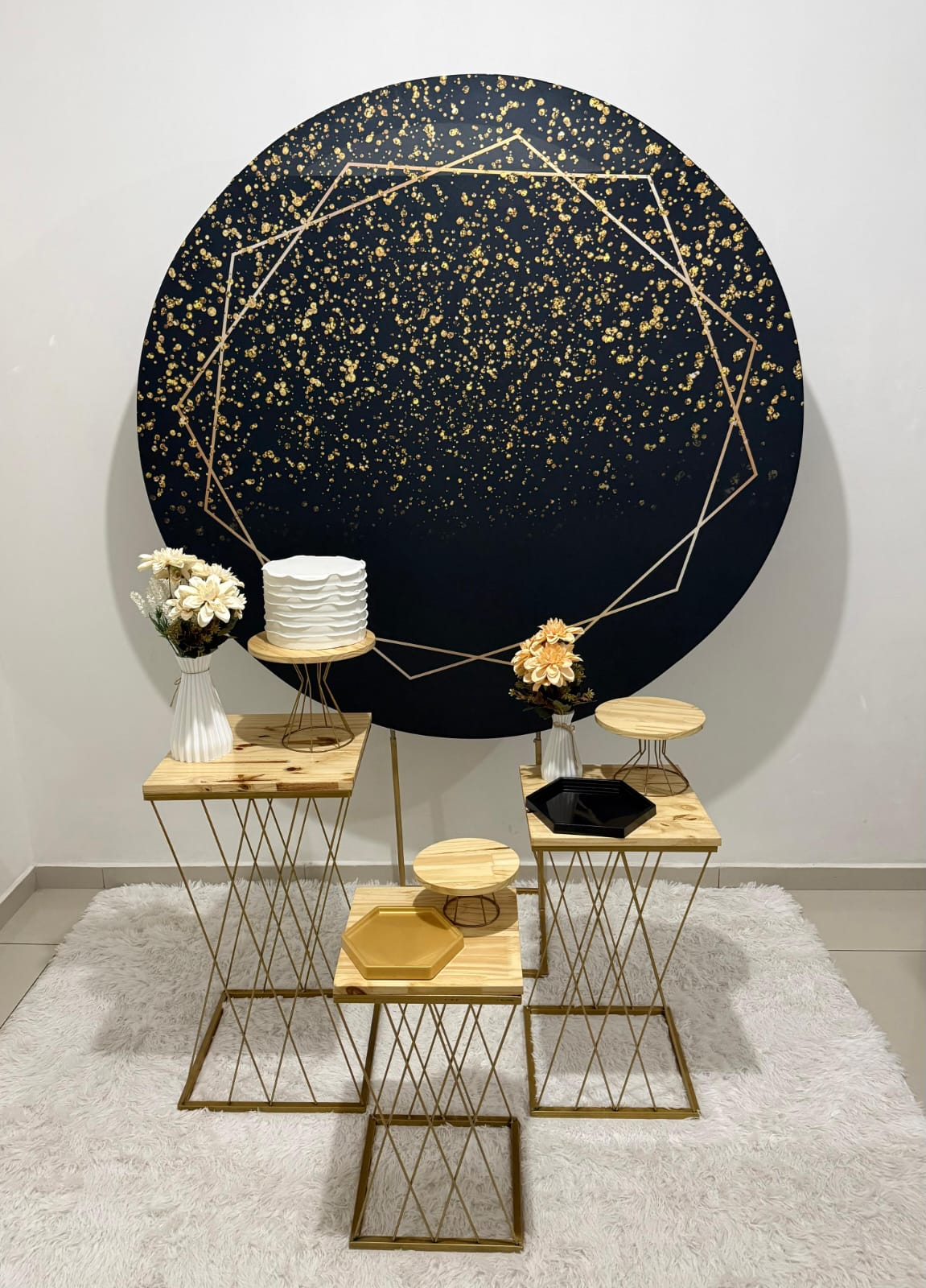 Decoração Adulta Preto com Madeira