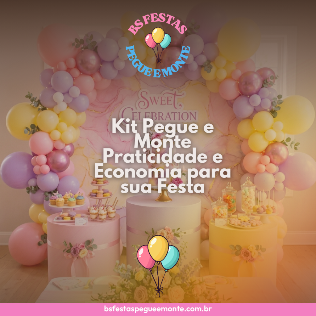 kit pegue e monte festa infantil